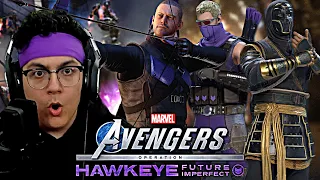 Marvel's Avengers Game - Hawkeye Gameplay, Story Trailer and Alternate Skins REACTION!