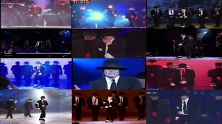 Michael Jackson Dangerous 12 Live Versions Synced Together