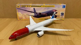 Assembly / Zvezda 1/144 scale Boeing 787-9 Norwegian Air Shuttle (Freddie Mercury Tail)/ Zocker J