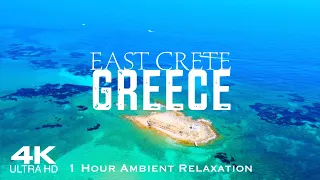 [4K] GREECE 🇬🇷 1 HOUR DRONE FILM Ambient Music Relaxation Meditation Ελλάδα Crete Kreta #nature