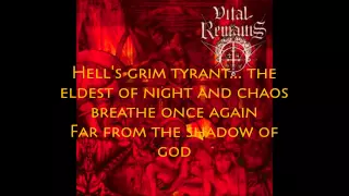 Vital Remains - Dechristianize w/ lyrics on screen