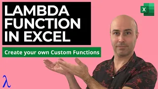 LAMBDA Function in Excel (CUSTOM Excel Formulas 😮)