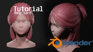 Tutorial hair cards, Blender