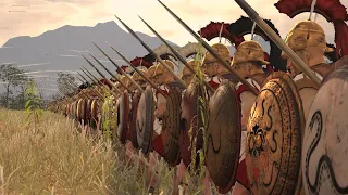 The Battle of Marathon. Order defeats force