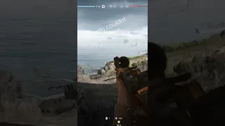 Can you see him?  Battlefield 5