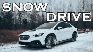 2022 WRX Snow Drive POV-Blizzak WS90s (with commentary) #subaru #2022wrx #wrx