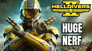 WTF! Helldivers 2 New HUGE Nerf is interesting! - Dev Responds