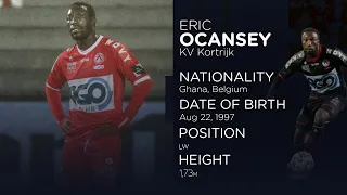 Eric Ocansey ● KV Kortrijk ● LW ● Highlights