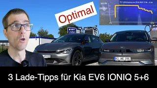 Hyundai IONIQ 5/6 + Kia EV6 Tipps zur optimalen Ladekurve und skurrile Abweichungen