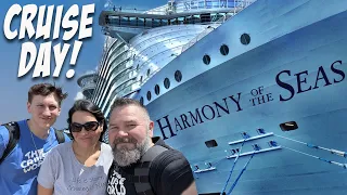 IT'S CRUISE DAY!  BOARDING & EXPLORING HARMONY OF THE SEAS | ROYAL CARIBBEAN OASIS CLASS 2023