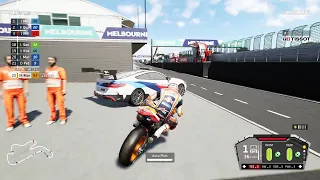 Auto Pilot Crash in Pit Lane - MotoGP 21