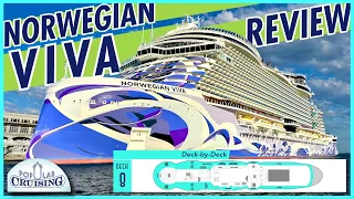 Tour Norwegian's NEWEST Cruise Ship 🏎️ Norwegian Viva Review & Deck-By-Deck NCL Viva Tour 2023