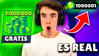 DAN GRATIS 1 MILLON de GEMAS a ESTE JUGADOR por UN DESEO de BRAWL STARS *ES REAL*