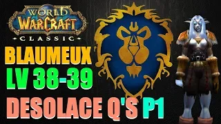 WoW Classic | Night Elf Hunter | Server: Blaumeux (PvP) | Level 38-39 | Video 38 | Desolace  Quests!
