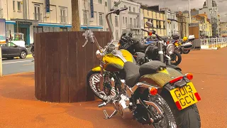 Hastings Mayday motorcycle run 2023. 20 minutes of motorbikes, fun and noise!