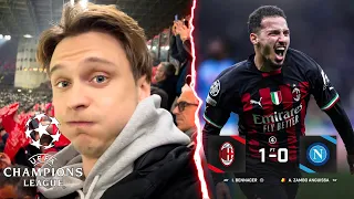 Milan vs Napoli | ATMOSFERA SURREALE A SAN SIRO 🤯| Champions League vlog