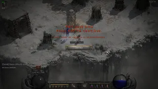 Diablo II Resurrected : Nova Sorceress Act 5 Nightmare HC GG RIP