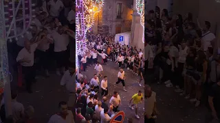 Arrivo della Varetta di San Sebastiano in Chiesa, Mistretta.