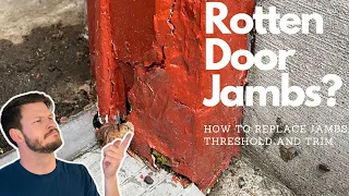 How to repair a rotten door jamb | Full replacement