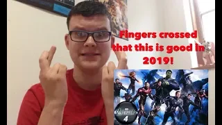 Avengers: Endgame (2019) trailer REACTION
