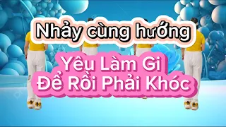 #zumba #shuffledance Nhảy cùng hướng “Yêu Làm Gì Để Rồi Phải Khóc” BĐ P. Linh #nhảyđẹp #quynhlady