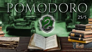 SLYTHERIN 📚 POMODORO Study Session 25/5 - Harry Potter Ambience 📚 Focus, Relax & Study in Hogwarts