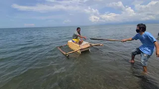 Improvise na bangka ng Manapa