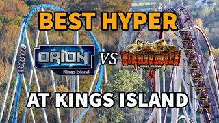 What's the BEST Hyper Coaster at Kings Island? | ORION VS DIAMONDBACK