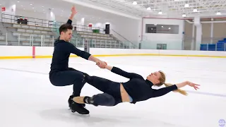 Olympic Bronze Medal Ice Dancers skate to @JanetJackson (Madison Hubbell & Zachary Donohue)