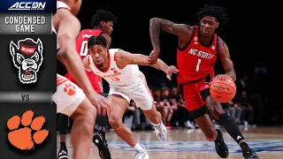 NC State vs. Clemson Condensed Game | ACC Men’s Basketball (2021-22)