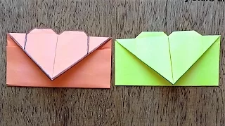 Super easy way to make paper envelope origami - DIY - Paper Kawaii - Origami Envelope - 2017