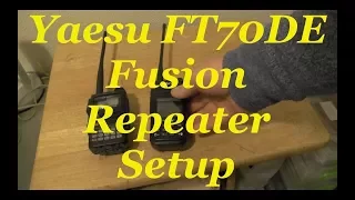 FT70DR Fusion repeater setup