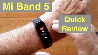 XIAOMI MI SMART BAND 5 AMOLED Screen IP68/5ATM Waterproof Newest Fitness Band: Quick Overview