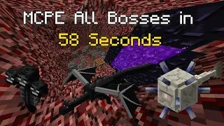 [TAS] MCPE All Bosses in 58 Seconds.