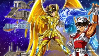 Jugando como Seiya de Pegaso  en Jump Force