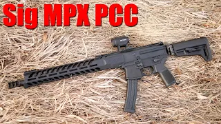 Sig MPX Gen 3 PCC First Shots