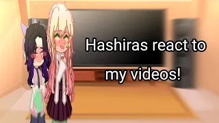 Hashiras react to my videos! | No ship! | Gcrv |