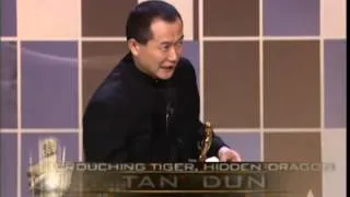 Tan Dun winning Original Score for "Crouching Tiger, Hidden Dragon"