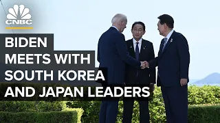 Biden holds a joint press conference with the PM of Japan and South Korean President — 8/18/23