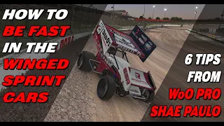 How to Be Fast in the Winged Sprint Cars; 6 Tips From World of Outlaws Pro Shae Paulo