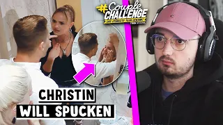 "Christin rastet maximal aus"🙄 Couple Challenge | Marcel Reaktion