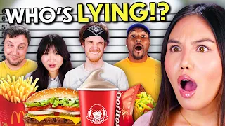Can YOU Find The Fast Food Liar? | Line Of Liars