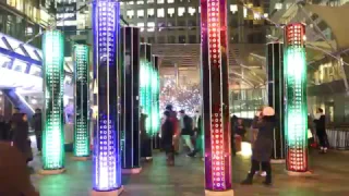 Winter Lights - Canary Wharf London - 21st  Jan 2017