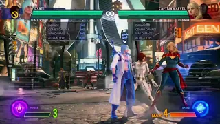 Black Widow command grab followups (Dante/Power stone)