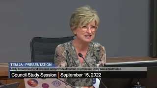 Council Study Session - 9/15/2022