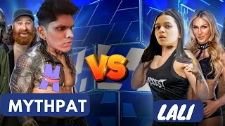 WWE MATCH BETWEEN MYTHPAT AND URMILA. #mythpat #urmila #wwe2k22 #lali #gaming