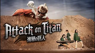 Attack on Titan 進撃の巨人 - Shoukei to Shikabane no Michi | Flute, Violin and Piano cover
