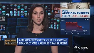 American Express responds to WSJ's story alleging company's FX unit raised rates