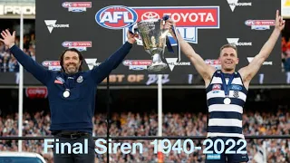 The Final Siren - VFL/AFL Grand Finals 1940-2022