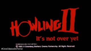 "Howling II: Your Sister Is A Werewolf" (1985) Trailer original #CineClásicoDeTerror